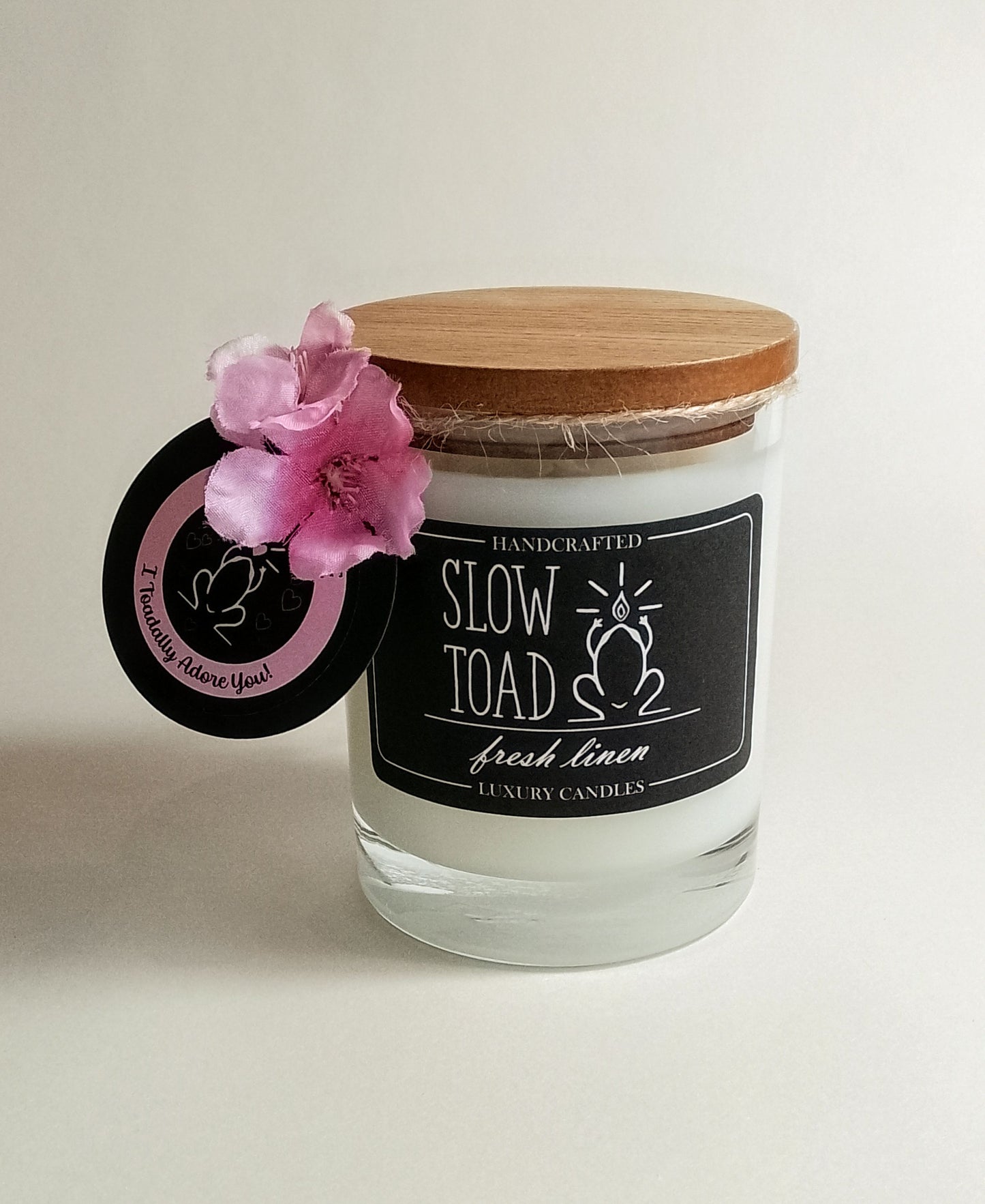 Complementary Valentine Candle Tag