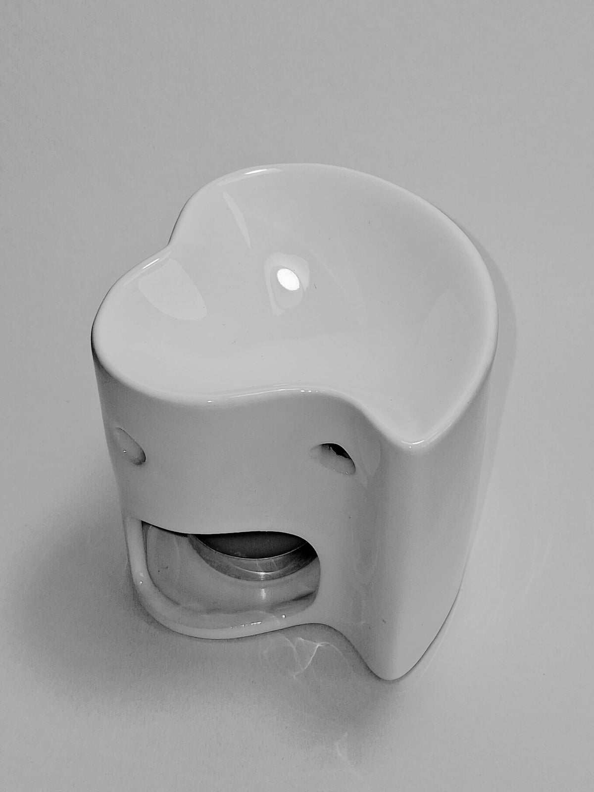 Curved Heart Wax Burner