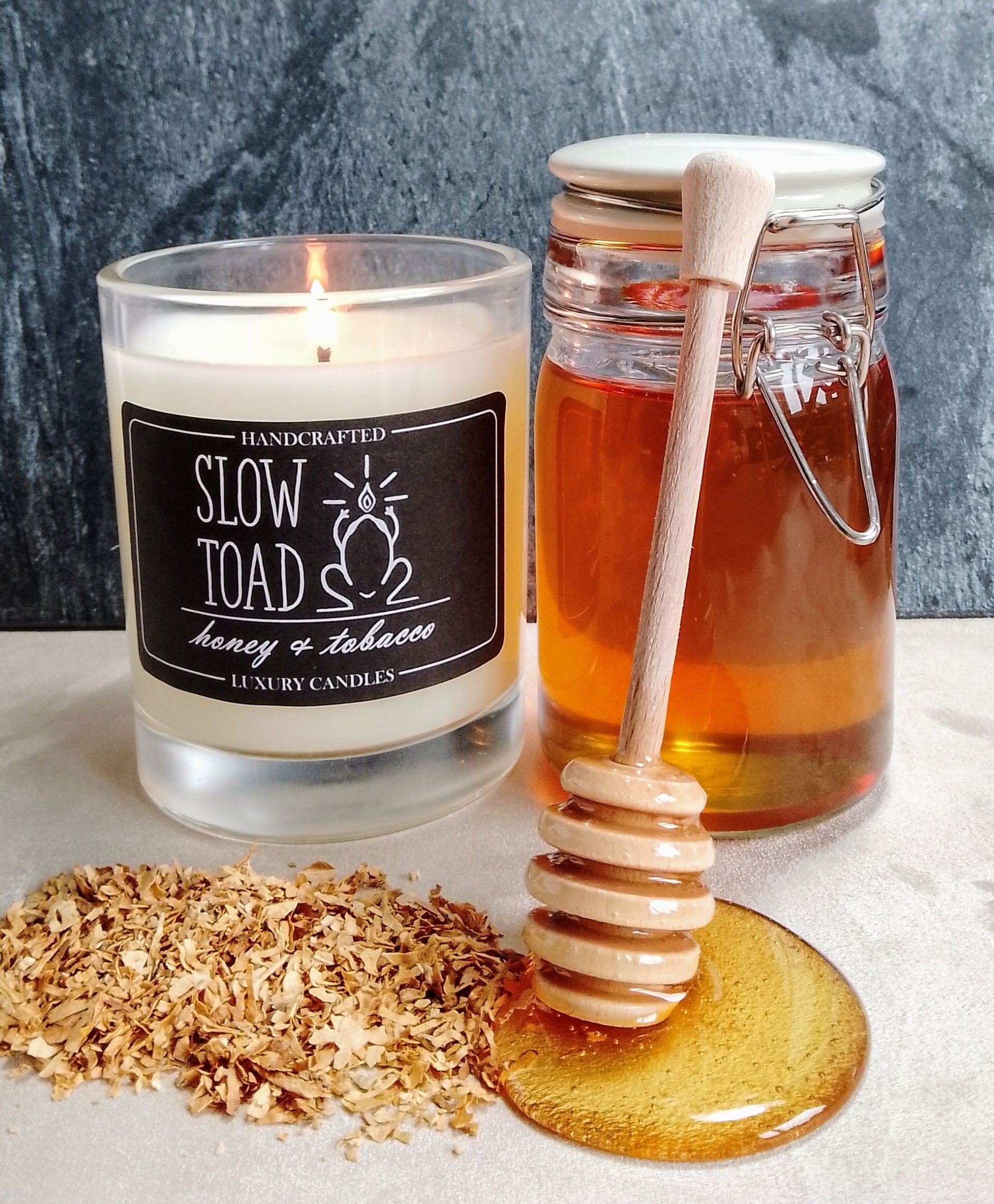 honey tobacco candle Honey & Tobacco Scented Candle