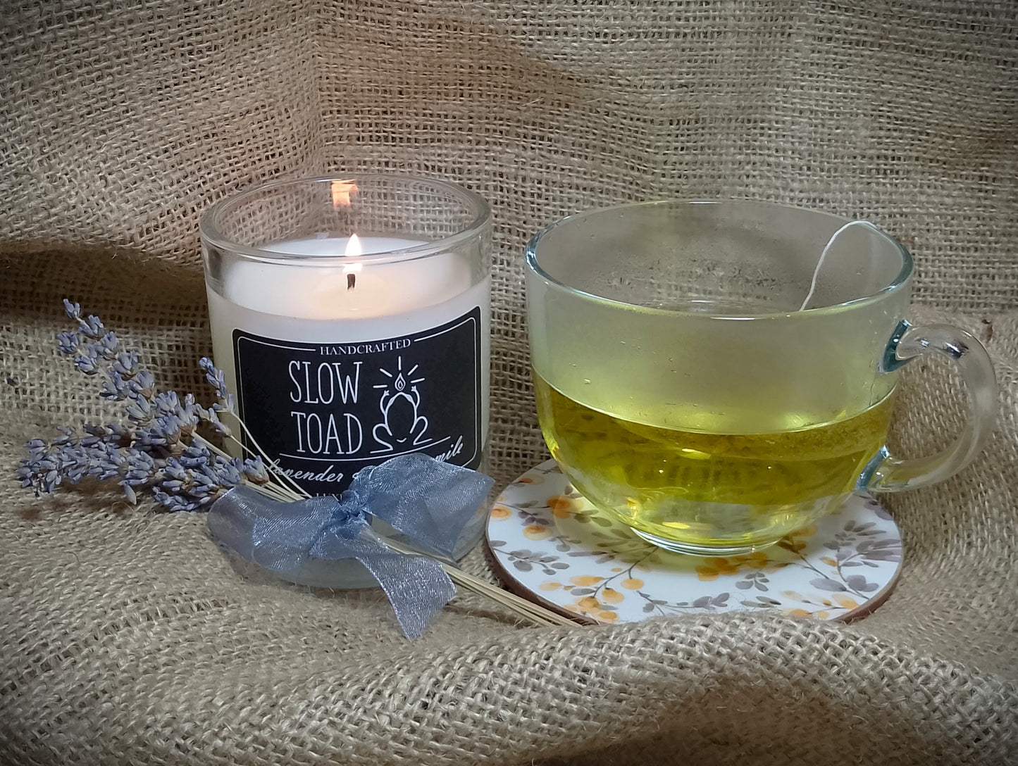 Lavender & Chamomile Scented Candle